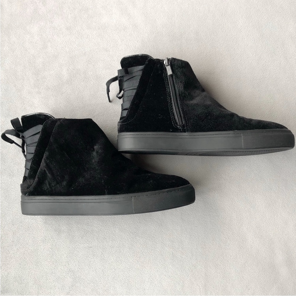 Zara ~ Faux Suede Boots with Ribbon on Back ~ Women’s Size 37